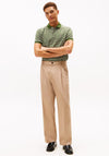 Tommy Hilfiger Liquid Cotton Stripe Polo Shirt, Pine Green