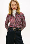 Tommy Hilfiger Womens Vis Twill Shirt, Red