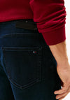 Tommy Hilfiger Denton Faded Straight Leg Jeans, Blue Black