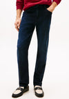 Tommy Hilfiger Denton Faded Straight Leg Jeans, Blue Black