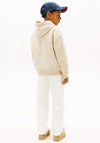 Tommy Hilfiger Boy Monotype Long Sleeve Hoodie, Beige