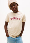 Tommy Hilfiger Boy Monotype Short Sleeve Tee, Beige