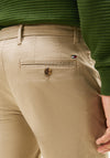 Tommy Hilfiger Denton Textured Print Straight Leg Chinos, Beige