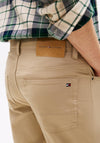 Tommy Hilfiger Denton Sateen Straight Leg Chinos, Beige