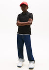 Tommy Hilfiger Boy Short Sleeve Polo, Black