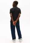 Tommy Hilfiger Boy Short Sleeve Polo, Black