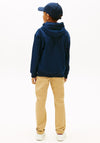 Tommy Hilfiger Boy Mono Print Long Sleeve Hoodie, Navy