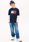 Tommy Hilfiger Boy Heritage Short Sleeve Tee, Navy