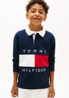 Tommy Hilfiger Boy Heritage Long Sleeve Polo, Navy Tommy Hilfiger Boy Heritage Long Sleeve Polo, Navy
