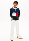 Tommy Hilfiger Boy Heritage Long Sleeve Polo, Navy Tommy Hilfiger Boy Heritage Long Sleeve Polo, Navy