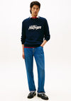 Tommy Hilfiger Graphic Knit Sweater, Dark Night Navy