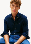 Tommy Hilfiger Knit Pique Featherweight Shirt, Dark Night Navy