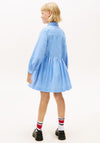 Tommy Hilfiger Girl Stripe Long Sleeve Shirt Dress, Blue