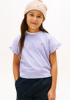 Tommy Hilfiger Girl Essential Short Sleeve Tee, Lilac