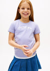 Tommy Hilfiger Girl Foil Short Sleeve Tee, Purple