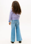 Tommy Hilfiger Girl Long Sleeve Sweater, Purple