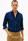 Tommy Hilfiger Heritage Oxford Pin Stripe Shirt, Preppy Navy