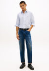 Tommy Hilfiger Flex Poplin Micro Print Shirt, Bold Blue