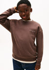 Tommy Hilfiger Boy Long Sleeve Sweater, Brown