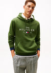 Tommy Hilfiger Logo Graphic Flex Hoodie, Pine Green