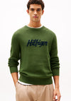 Tommy Hilfiger Graphic Knit Sweater, Pine Green