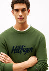 Tommy Hilfiger Graphic Knit Sweater, Pine Green