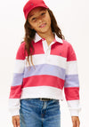 Tommy Hilfiger Girl Colourblock Long Sleeve Polo, Multi