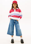 Tommy Hilfiger Girl Colourblock Long Sleeve Polo, Multi