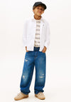 Tommy Hilfiger Boy Long Sleeve Oxford Shirt, White