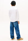 Tommy Hilfiger Boy Long Sleeve Oxford Shirt, White