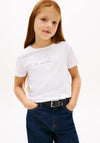 Tommy Hilfiger Girl Foil Short Sleeve Tee, White
