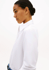 Tommy Hilfiger Womens Oxford Embroidered Shirt, White
