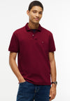 Tommy Hilfiger Liquid Cotton Polo Shirt, Burgundy