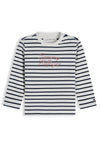 Tommy Hilfiger Baby Stripe Long Sleeve Top, White