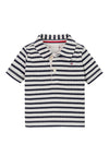 Tommy Hilfiger Baby Boy Rib Stripe Polo Shirt, Navy