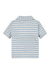 Tommy Hilfiger Baby Boy Rib Stripe Polo Shirt, Blue