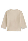 Tommy Hilfiger Baby Boy Logo Long Sleeve Tee, Beige