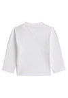 Tommy Hilfiger Baby Boy Logo Long Sleeve Tee, White