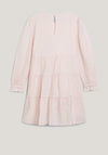 Tommy Hilfiger Girl Broderie Long Sleeve Tiered Dress, Whimsy Pink
