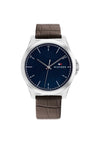 Tommy Hilfiger Mens 1710549 Watch, Brown & Silver