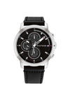 Tommy Hilfiger Mens 1792052 Watch, Black & Silver