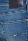 Tommy Jeans Ryan Straight Leg Jeans, Wilson Mid Blue