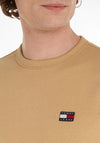 Tommy Jeans XS Badge T-Shirt, Tawny Sand