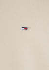 Tommy Jeans Flag Patch Crew Neck Sweatshirt, Newsprint