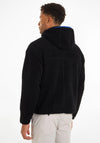 Tommy Jeans Sherpa Full Zip Jacket, Black
