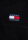 Tommy Jeans Sherpa Full Zip Jacket, Black