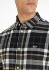 Tommy Jeans Classic Essential Check Shirt, Black