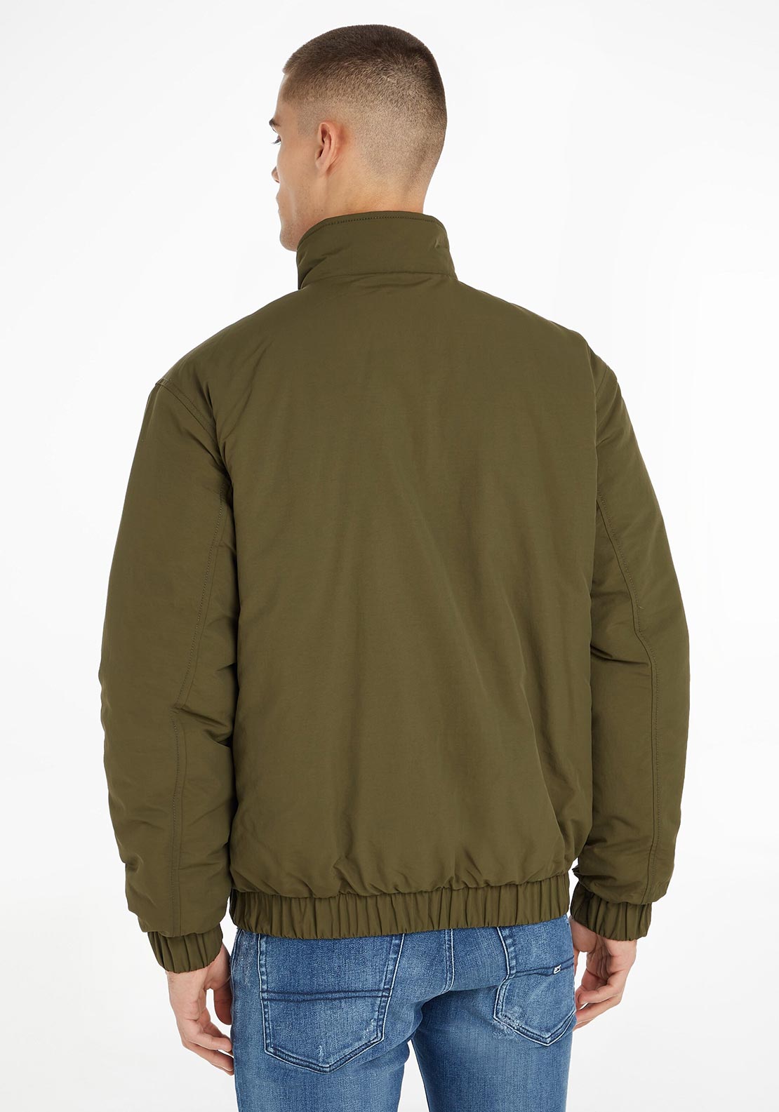 Tommy Jeans Essential Padded Jacket, Olive Green