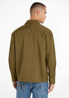 Tommy Jeans Essential Overshirt, Drab Olive Green