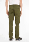 Tommy Jeans Austin Slim Tapered Cargos, Olive Green